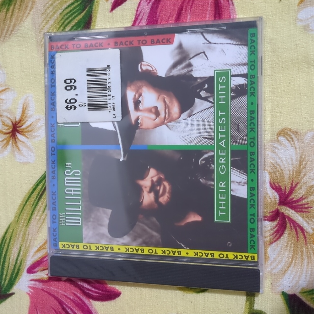 Hank Williams Jr. & Hank Williams THEIR GREATEST HITS CD / 1994 PolyGram Records